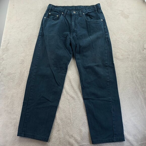 Arazona Vintage Mens Jeans 34x32 Relaxed Fit Blue Denim Straight Leg Classic Cas - Picture 11 of 12